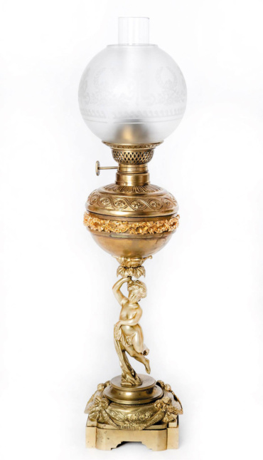 Eklektyczna lampa Stołowa R. Ditmar Wien - Muzeum Podkarpackie w Krośnie