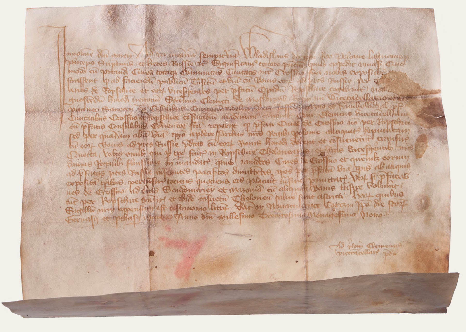 Najstarszy dokument królewski